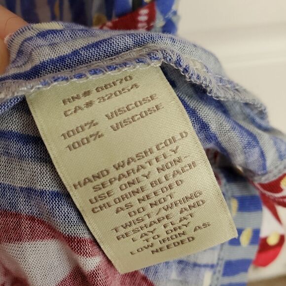 Anthropologie Mixed Pattern Top Size XS - Picture 12 of 12